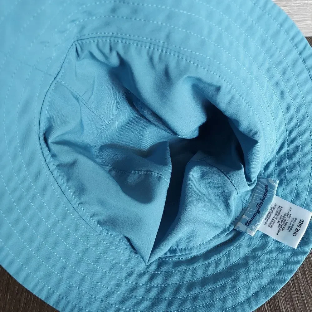 Tommy Bahama Baby Shark Blue Toddler Bucket Sun Hat